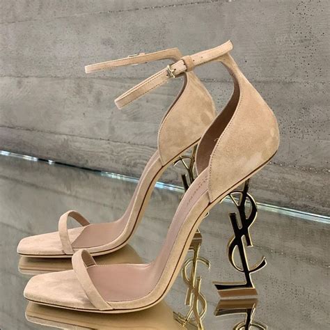 nude ysl shoes